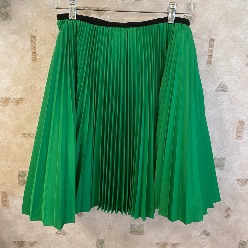 SOLD ❌ Vintage Green Skirt Pleated Accordion Pleats